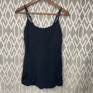 Gap Fit Tank with Built in Bra & Adjustable Straps Small Black